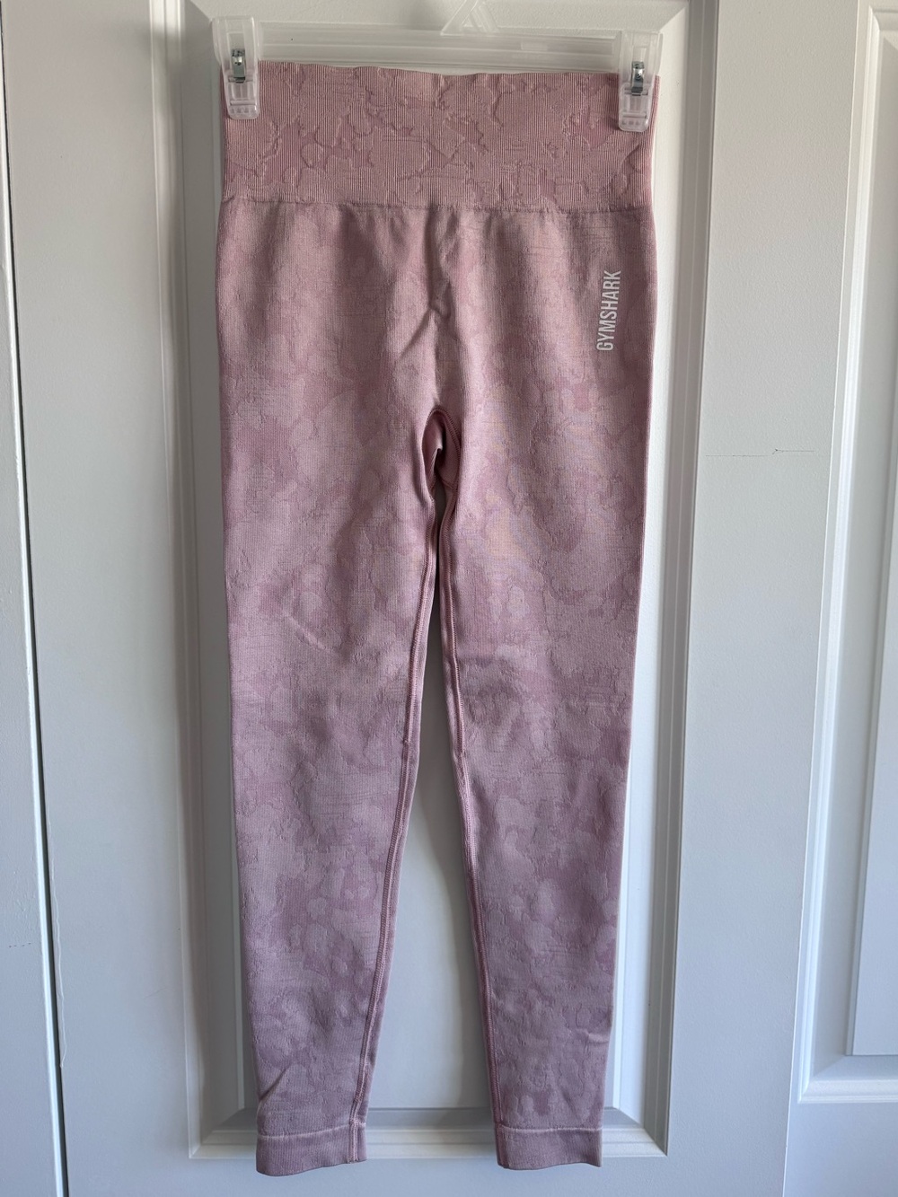 Gymshark Adapt Blush Pink Camo Seamless High-Rise Leggings